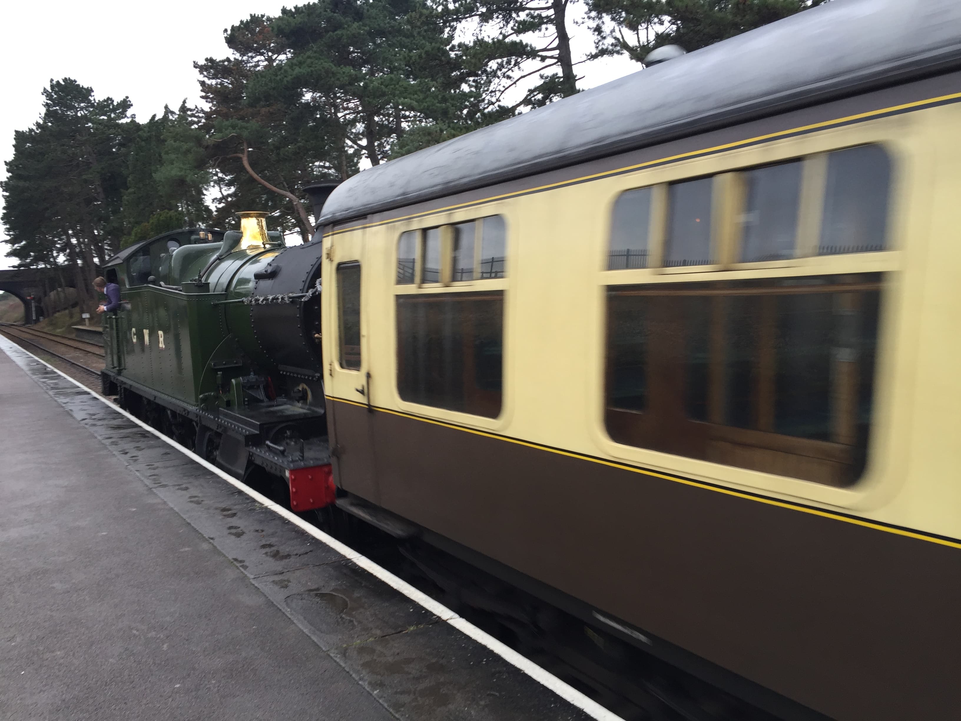 A view of GWSR Steam Railway
