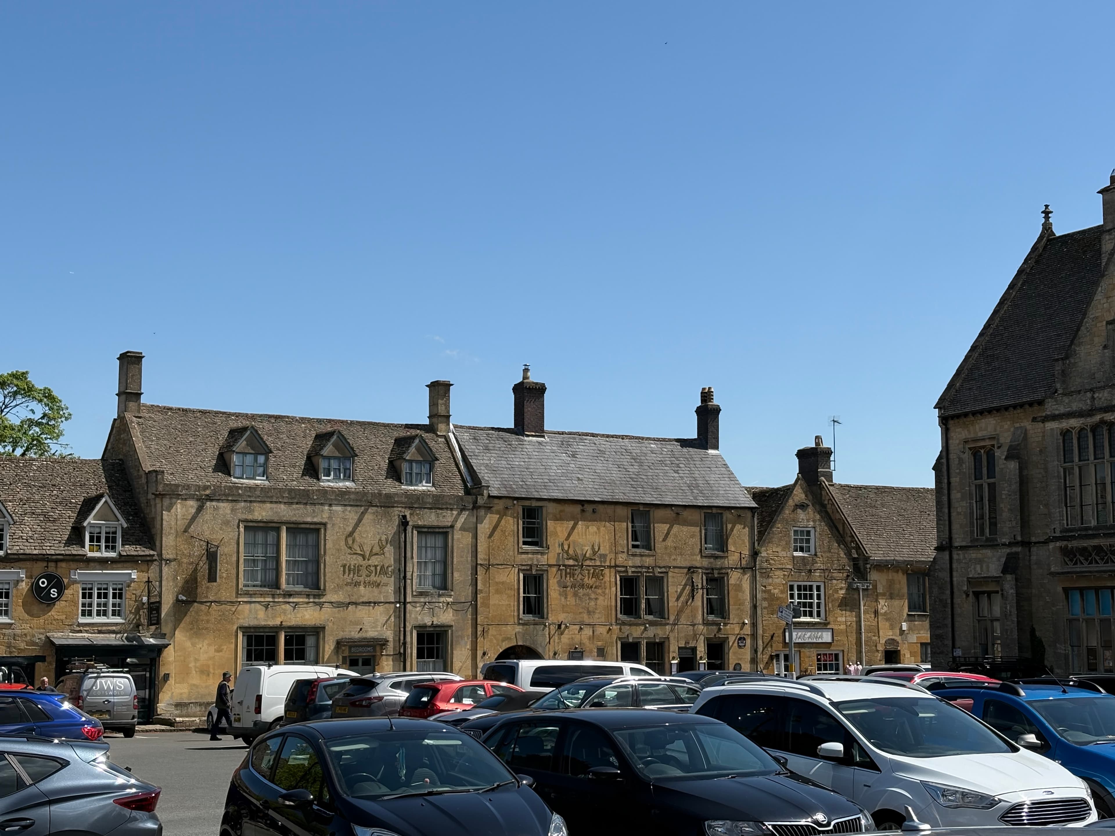 The Stag at Stow — a 17th-century coaching inn on the Market Square